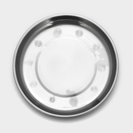 Stainless steel plate, 750 ml, d = 23 cm-1