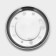 Stainless steel plate, 750 ml, d = 23 cm