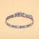 Fly collar "tender tenderness", with a bell and suspension, 30 x 1 cm, polyester, gray