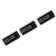 Textile strip "122-128", 5 x 1.1 cm, black color