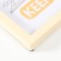 Photo frame plastic 21x30 cm 3 series, ivory