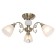 Lamp Ceiling Economic light 4671/3AB WT, 3x40W, E27, 33x55x55 cm, white color