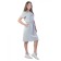 Women's dress Select, size 44, light-gray color