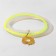Silicone bracelet "reflective" chamomile, 4 threads, colored, 6 cm