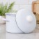 A pan without a decolle, 4.5 l, enameled cover, induction, white color