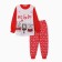 Pajamas for a boy, red color, height 128 cm