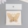 Tattoo on the body gold "Butterfly" 5x6 cm