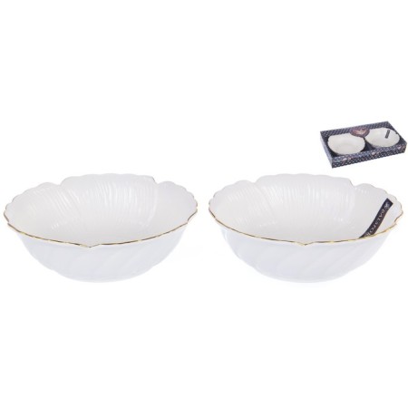 A set of curly salad bowls Balsford "Grace", D = 16 cm, 2 pcs