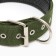Collar "Comfort" Combined, 60 x 4 cm, Osh 44-55 cm, dark green