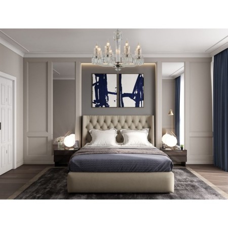 Suspended lamp 8x40W E14, size 71x71x54/145 cm-3