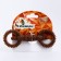 Dog toy "Motor", TPR+Bamboo, Massage, 16 x 5.8 cm
