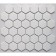 Mosaic porcelain bonaparte nakama White, 325x281x6 mm