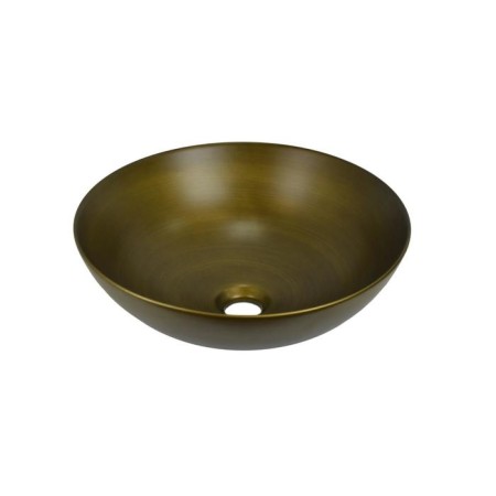 Sphera 6203 sink, d = 405 mm, without overflow, without opening for the mixer, bronze