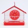 Rodent cell equipped RT-2T, 22 x 16 x 20 cm, red