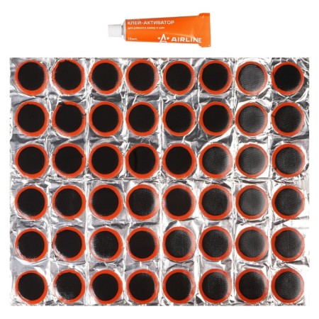 Remed complex for cameras, round patches d = 25 mm - 48 pcs., Glue -Activator 12ml ATRS101-1