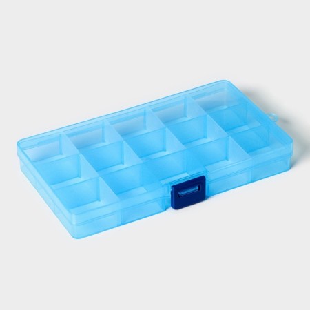 Ricco organizer for storage, plastic, 15 cells, 17.5 × 10 × 2.2 cm, mix color-6