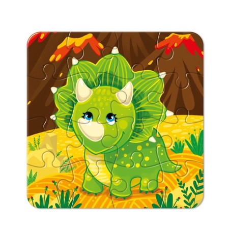 FIRST PUZZLE PAZL, Dinosaurus, 16 elements-4