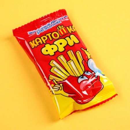 Chewing gum "devour", in the form of potatoes of fries, 15 g.-3