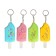 Eskimo mock-mugs, on a key fabric, MIX color