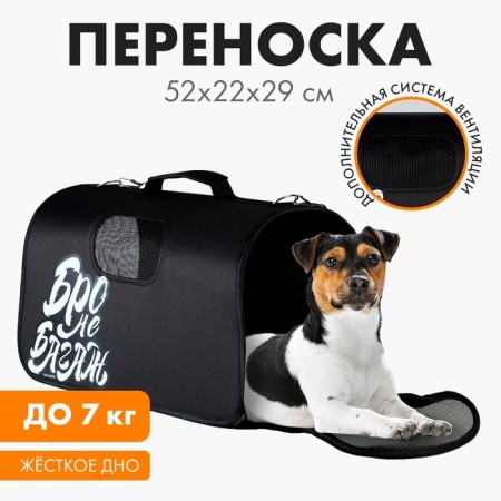 Board-carpet fold, frame "bro not baggage" 52x22x29 cm-1