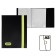 Folder 20 liners A5, 500 μm, Devente monochrome, texture, elastic band, black/neon yellow
