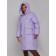 Coat insulated winter female, size 42, purple color