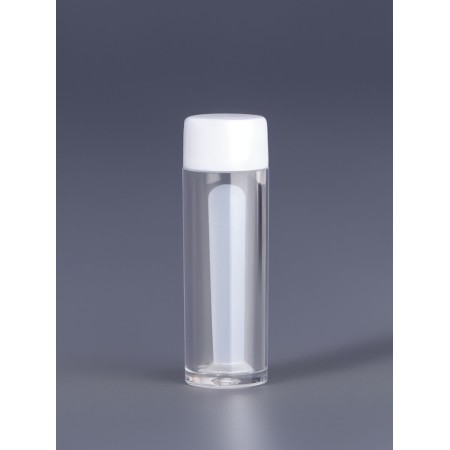 Suction cup for contact lenses 3*0.8 cm in a plastic container/silicone white droop-1