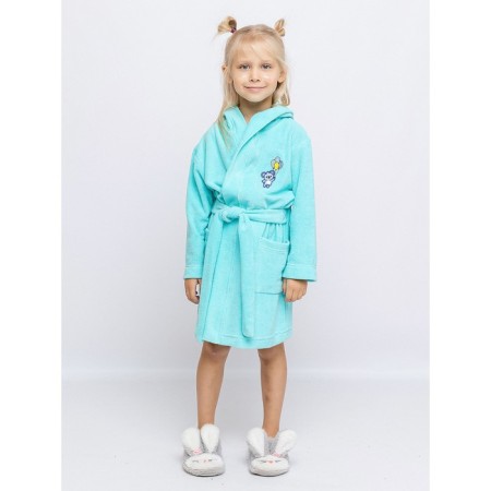 Baby robe, height 110 cm, mint color