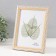 Photo frame plastic 15x20 cm "Golden brackets. Double" beige 18.5x23.5 cm