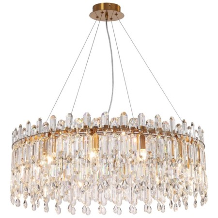 Suspended chandelier Stilform Legacy 12xe14 40w, size 80x80x60-100 cm, bronze color-2