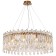 Suspended chandelier Stilform Legacy 12xe14 40w, size 80x80x60-100 cm, bronze color