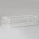 Basket on the grid, small, 600 × 280 × 160 mm, white color