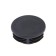 Pipe plug is round, d = 73, black
