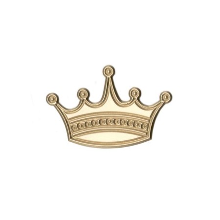 Application for the crown "Crown", size 14.5x9.6x0.2 cm, color gold