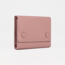 Women's wallet on magnets, powder color