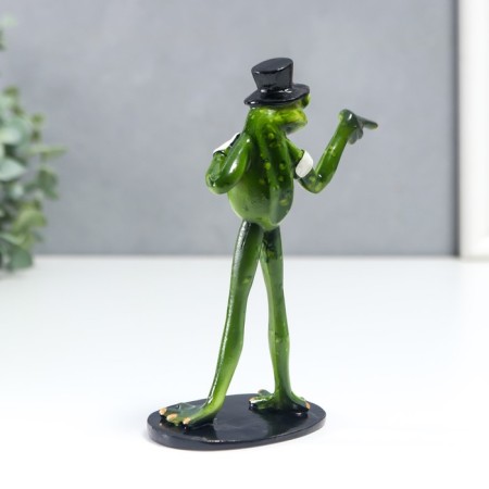 Souvenir Polystone Lac "Frog in the Hat - You" 15x6x9 cm-4