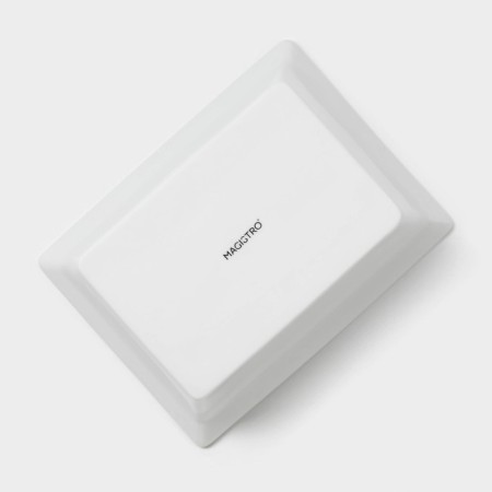 Baking Magistro White Gloss heat -resistant ceramics, 700 ml, 17.5 × 13.5 × 5.5 cm-5
