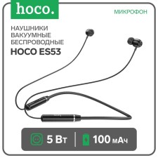 Hoco ES53 headphones, wireless, vacuum, 5 BT, 100 mAh, microphone, black