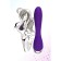 Vibrator "Dryuchka-Help", silicone, purple color, 20.5 cm