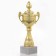 Cup 124D, award figure, gold, a stone stand, 22 × 9 × 5 cm.