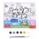 Set for children's creativity Pepp, canvas for painting on the contour, 20 × 25 cm
