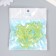 Busina Plastic for creativity "Crown" transparent yellow 1.5x2.9x2.5 cm