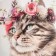 Gift Ethel Flower Cat: a towel 40x73 cm, shoulder blade