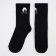 Women's socks, black color, size 23-25