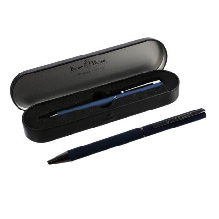 Switching handle, 1.0 mm, Bruno visconti bergamo, blue rod, blue metal case, in a metal case