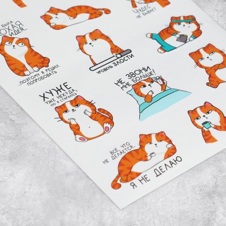 Paper stickers “There are no miracles”, 14 x 21 cm-1