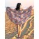 Pareo and beach rug "Bright flowers", d = 150 cm