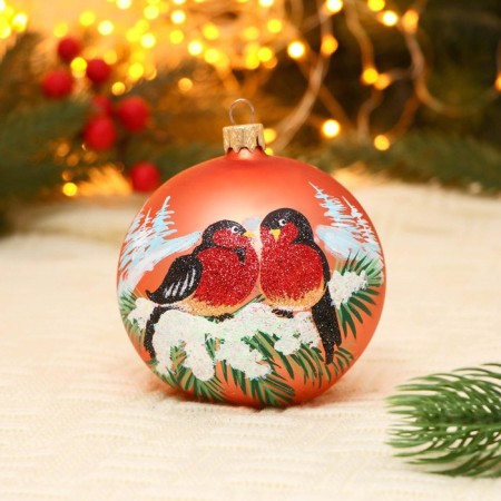 Ball "bullfinch" 9.5 cm mix-8