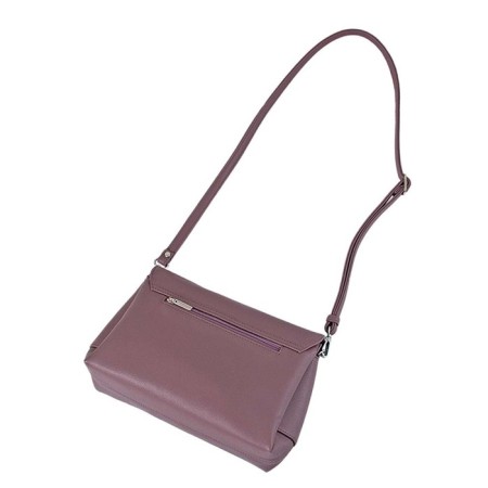 Messenger bag, valve department, purple color 17x26x10cm-1