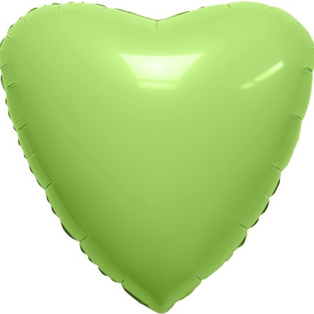Foil ball 19 "heart", color mystic pistachio